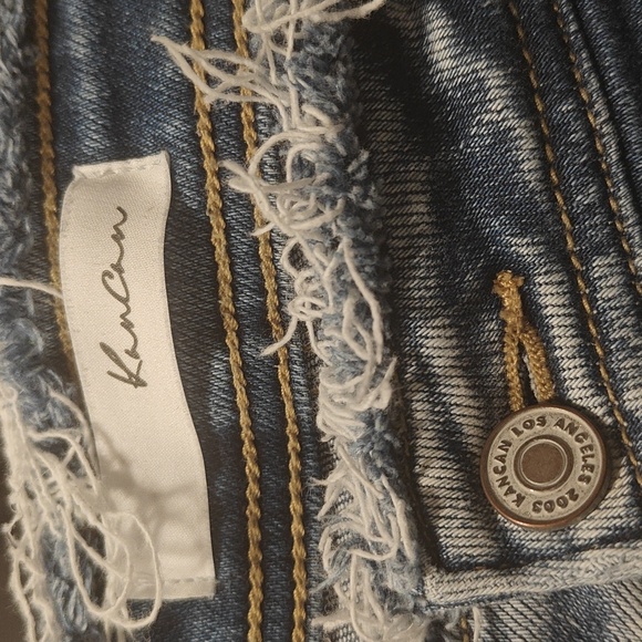 Kancan destroyed denim jeans sz 15/31 - Picture 6 of 7